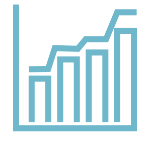 Chart gamification icon