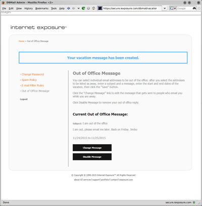 Administer out of office 3